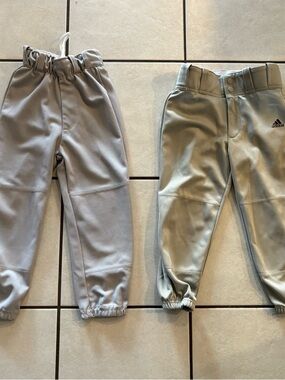 2 Pairs Youth Kids Size XS Adidas Champro Baseball Softball Tee Ball Pants